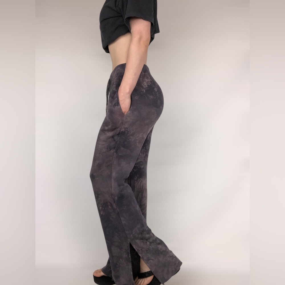 AQC Aquarius Cocktail Flare Tye Dye‎ Split Hem Sweatpants